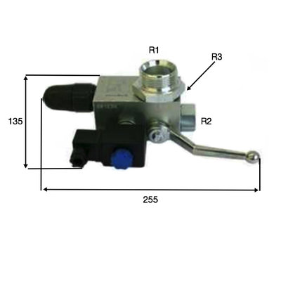 SB2E elektrisch/hand bediend veiligheidsblok