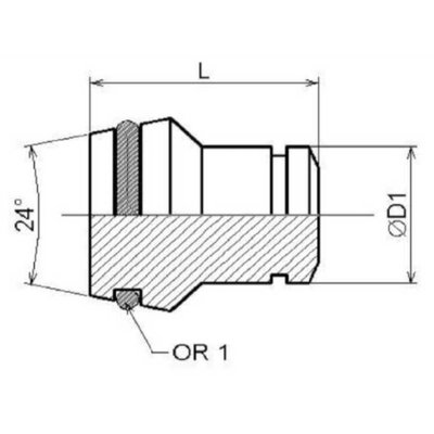 Blindplug 8L/S met o-ring