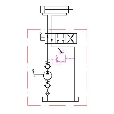 Set: handpomp 25 cc dubbelwerkend + 5 liter tank staal