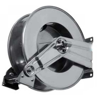 Wand slanghaspel, 200 bar, RVS