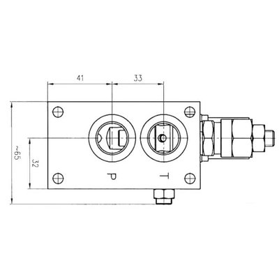 Compleet 3/2 ventiel voor enkelwerkende cilinder 230V