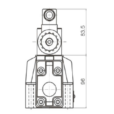NG16 230V Cetop Elektrisch 4/3 stuurventiel, ABT Verbonden P Gesloten