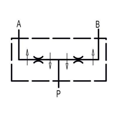 Dubbelwerkende volumesplitsventiel V-EQ 10 3/8