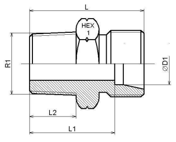 Adapter 3/4