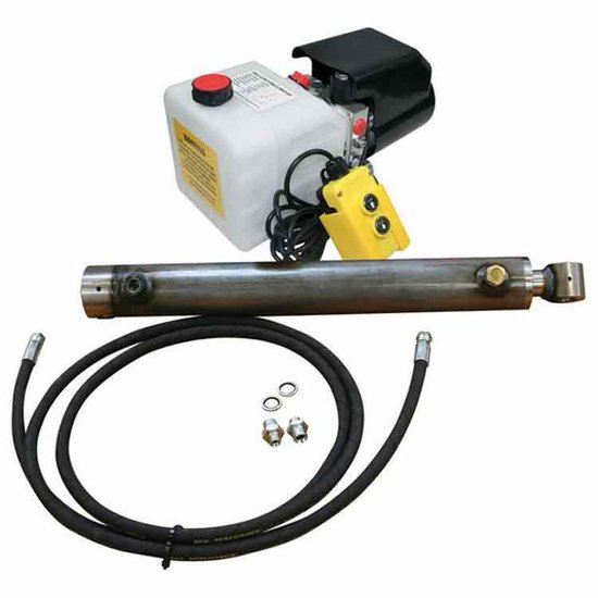 12V hydraulische powerpack trailer/kipper set
