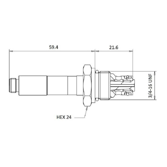 Cartridge NC Double Lock voor 2/2 klep 20 L/min
